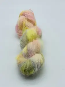 Brushed Suri-Alpaca-Suri-Love Me Do - Gelb-Orange-Violett