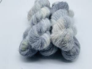 Brushed Suri-Alpaca Suri-OB LA DI-handgefärbt-grau-taupe