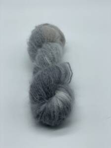 Brushed Suri-Alpaca Suri-OB LA DI-handgefärbt-grau-taupe