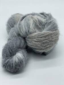 Brushed Suri-Alpaca Suri-OB LA DI-handgefärbt-grau-taupe