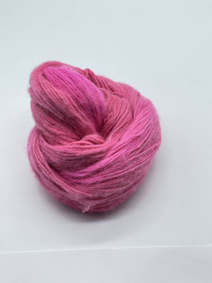 Baby Fluff-Hex Hex-Baby Alpaca-Pink-Rot-handgefärbt