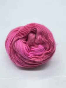 Baby Fluff-Hex Hex-Baby Alpaca-Pink-Rot-handgefärbt