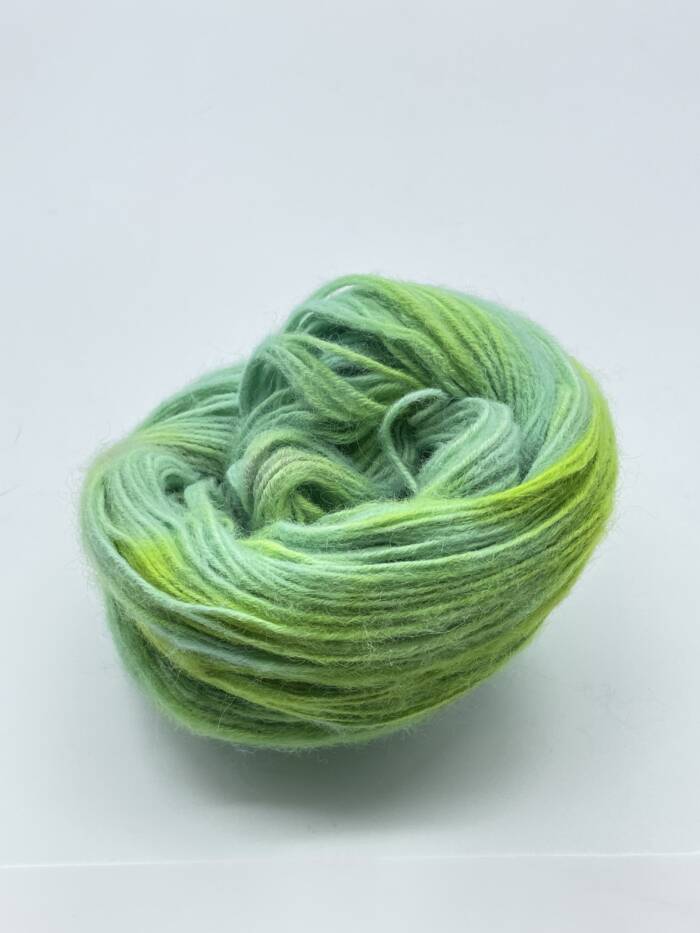 Baby Fluff - Baby Alpaca - handgefärbt-California - blau - grün - Violett