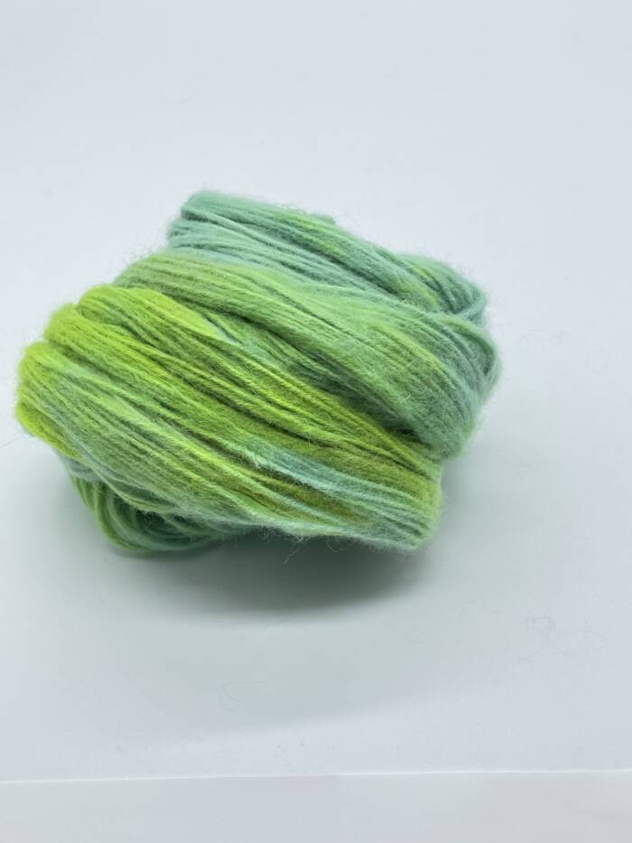 Baby Fluff - Baby Alpaca - handgefärbt-California - blau - grün - Violett