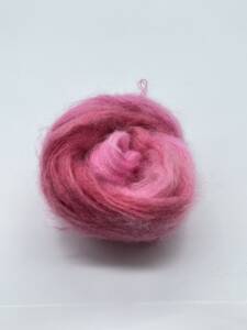 Kid Silk-Mohair-Seide-Bed of Roses-handgefärbt