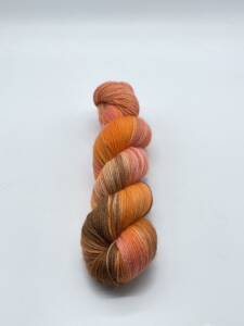 Trekking Wolle_Schurwolle_handgefärbt_Orange
