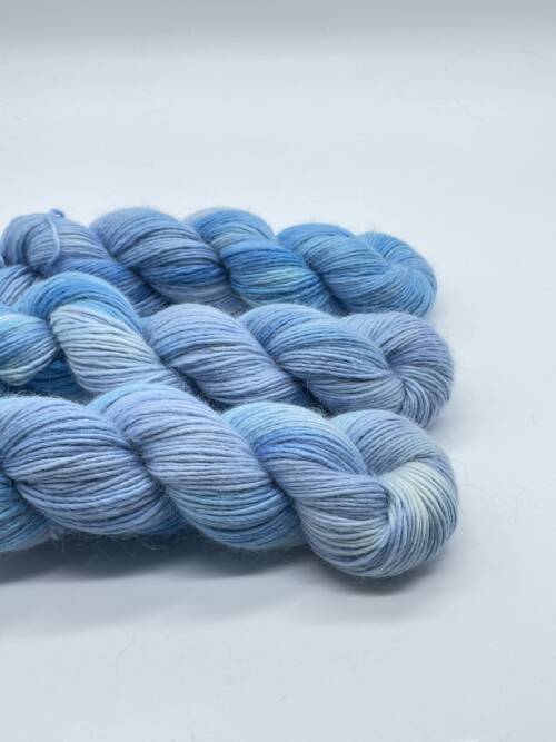 DK Fabulous - Alpaca - Merino - Seide - Love Story - handgefärbt - Blau