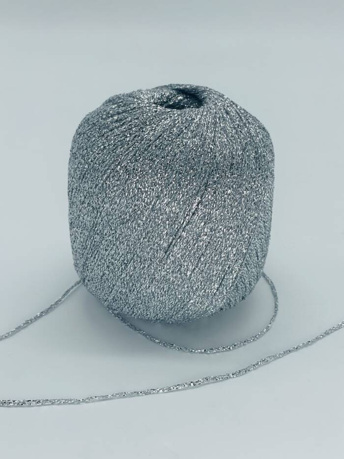 Sparkling Yarn - PREMIUM Silber – Bild 2