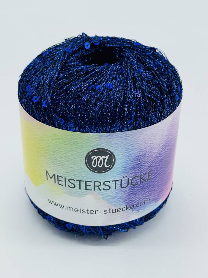 Paillettengarn BLAU