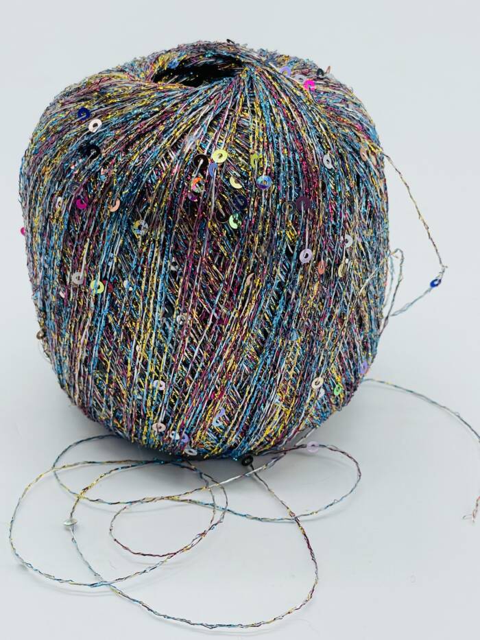 Paillettengarn MULTICOLOR – Bild 2