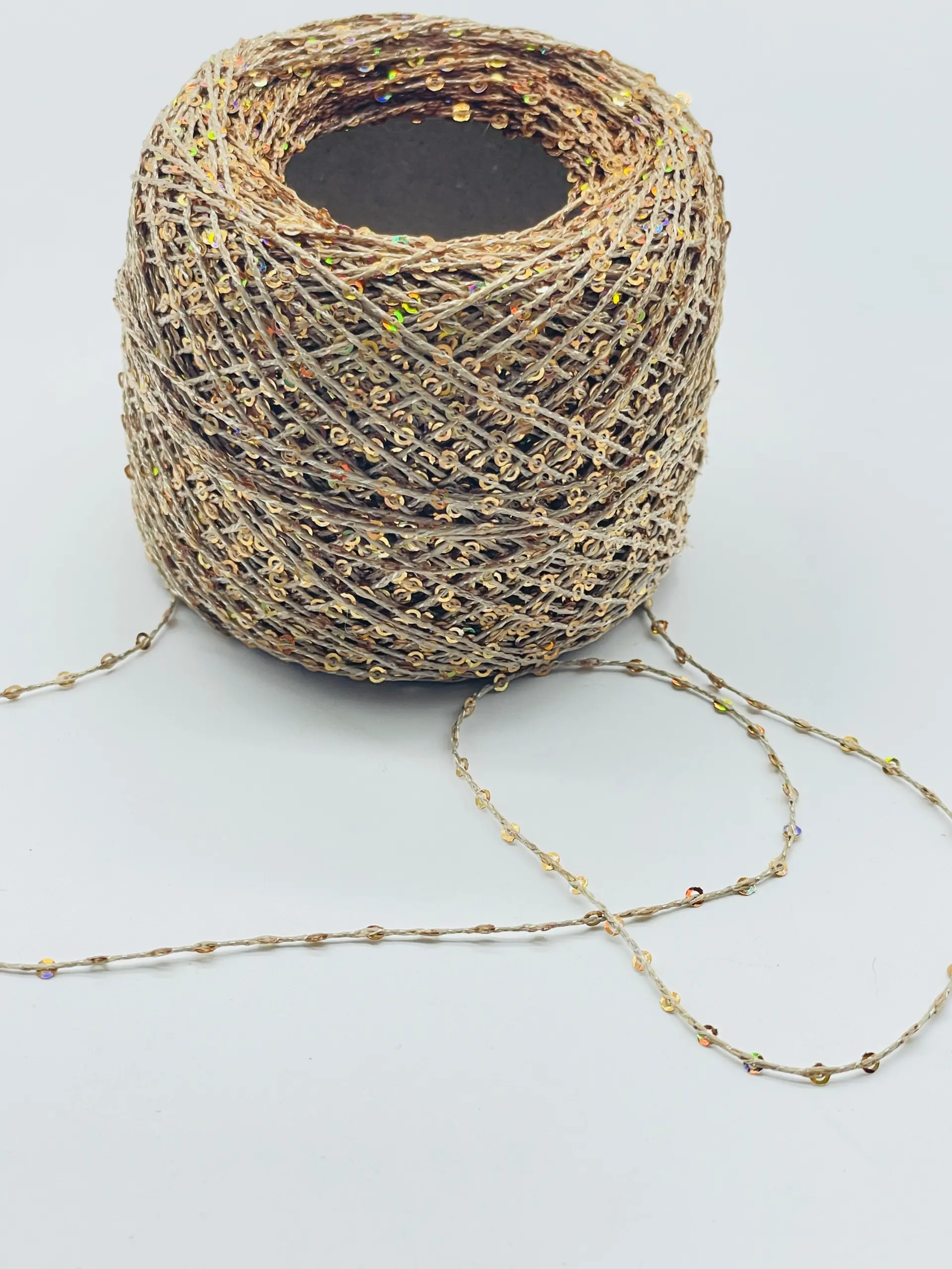 GLAM YARN Kupfer - Hellbraun - Dunkelbraun – Bild 8