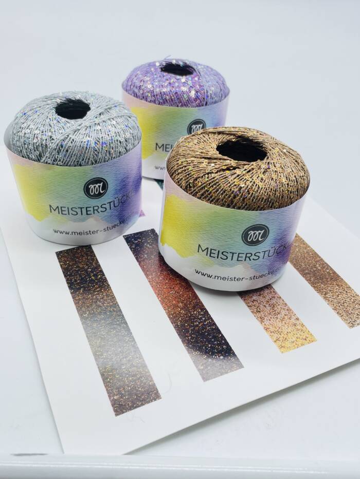 GLAM YARN Rosa - Flieder - Hellblau – Bild 9