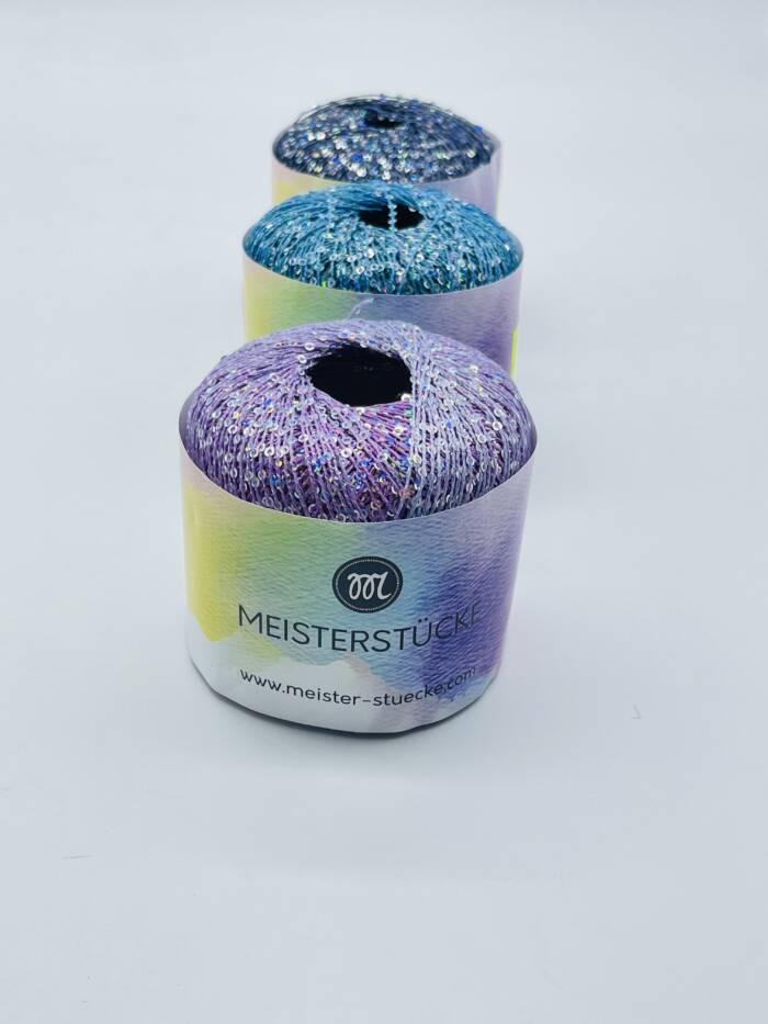 GLAM YARN Hellblau - Türkis - Grün – Bild 8