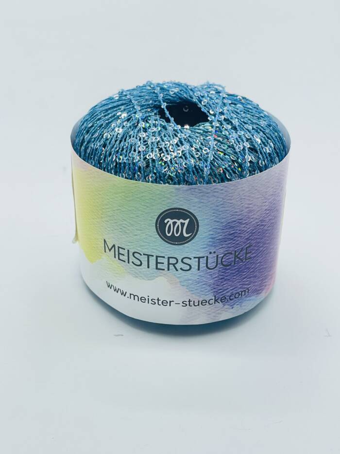 GLAM YARN Hellblau - Türkis - Grün