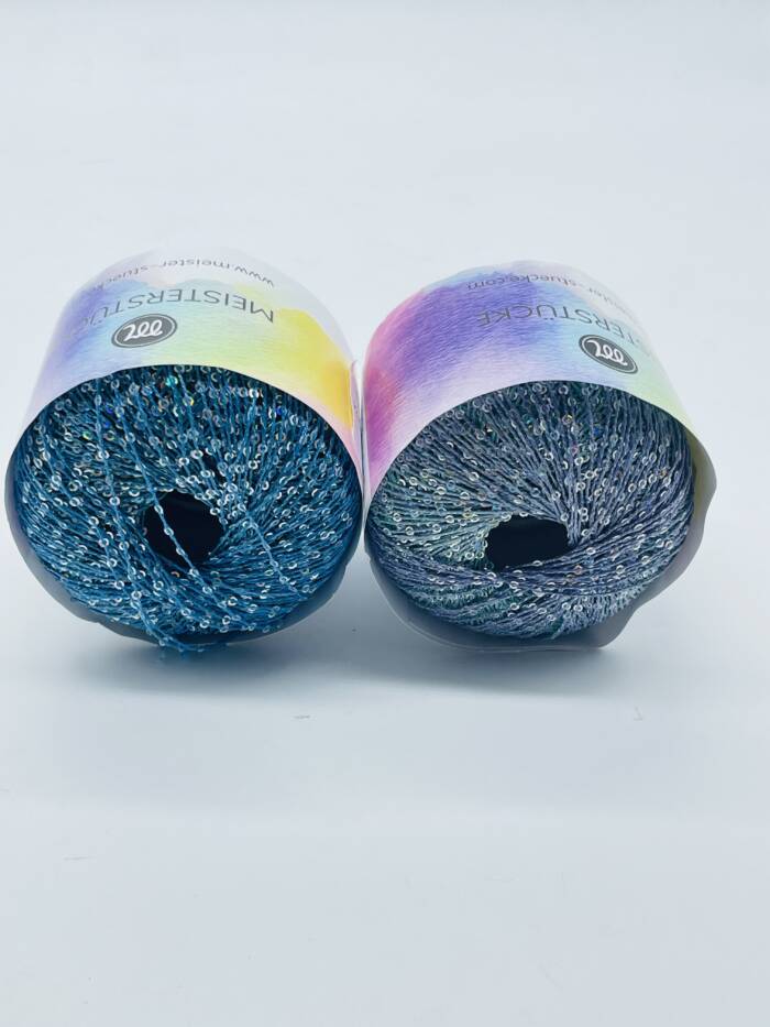 GLAM YARN Hellblau - Türkis - Grün – Bild 2
