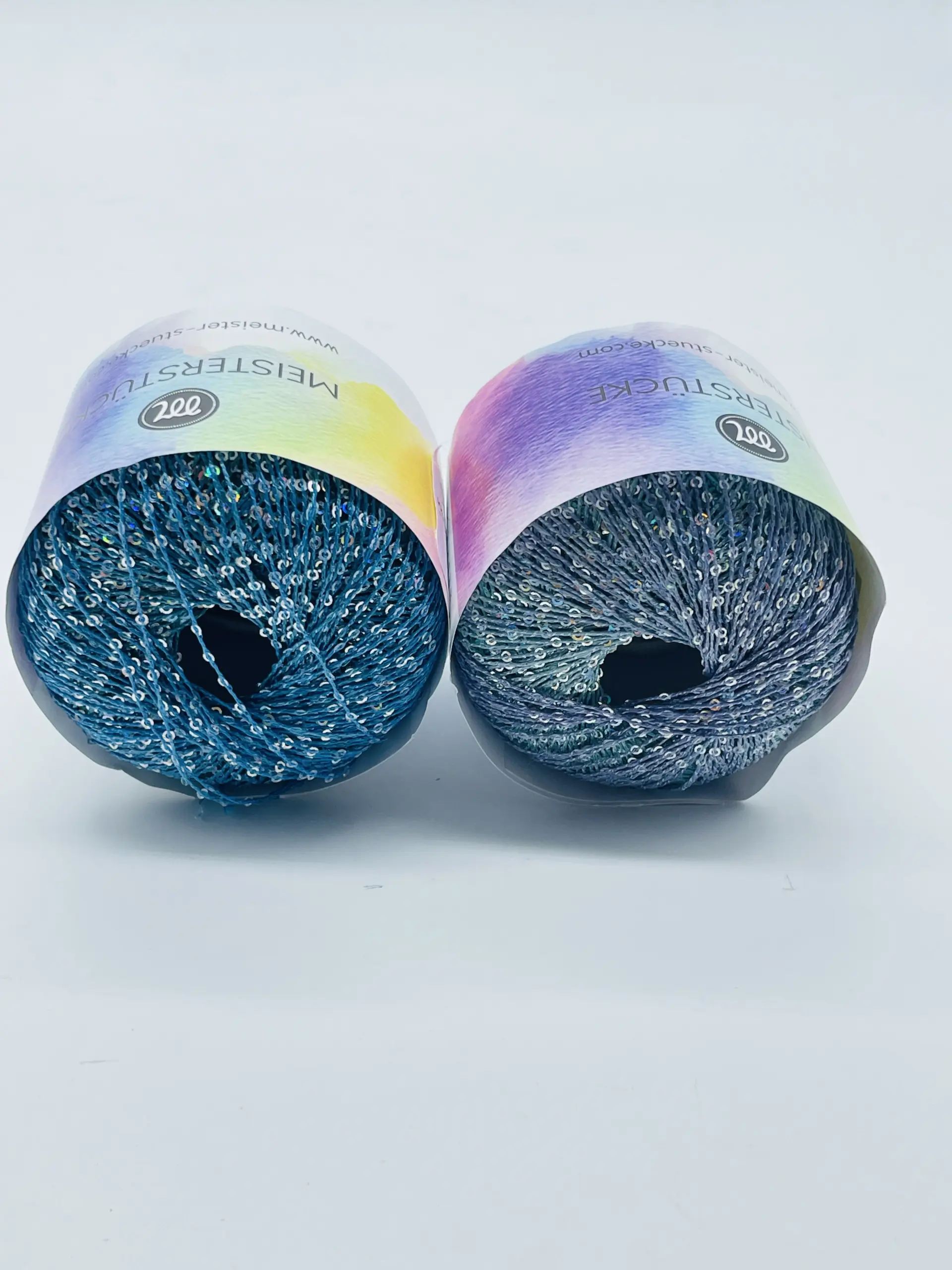 GLAM YARN Hellblau - Türkis - Grün – Bild 2