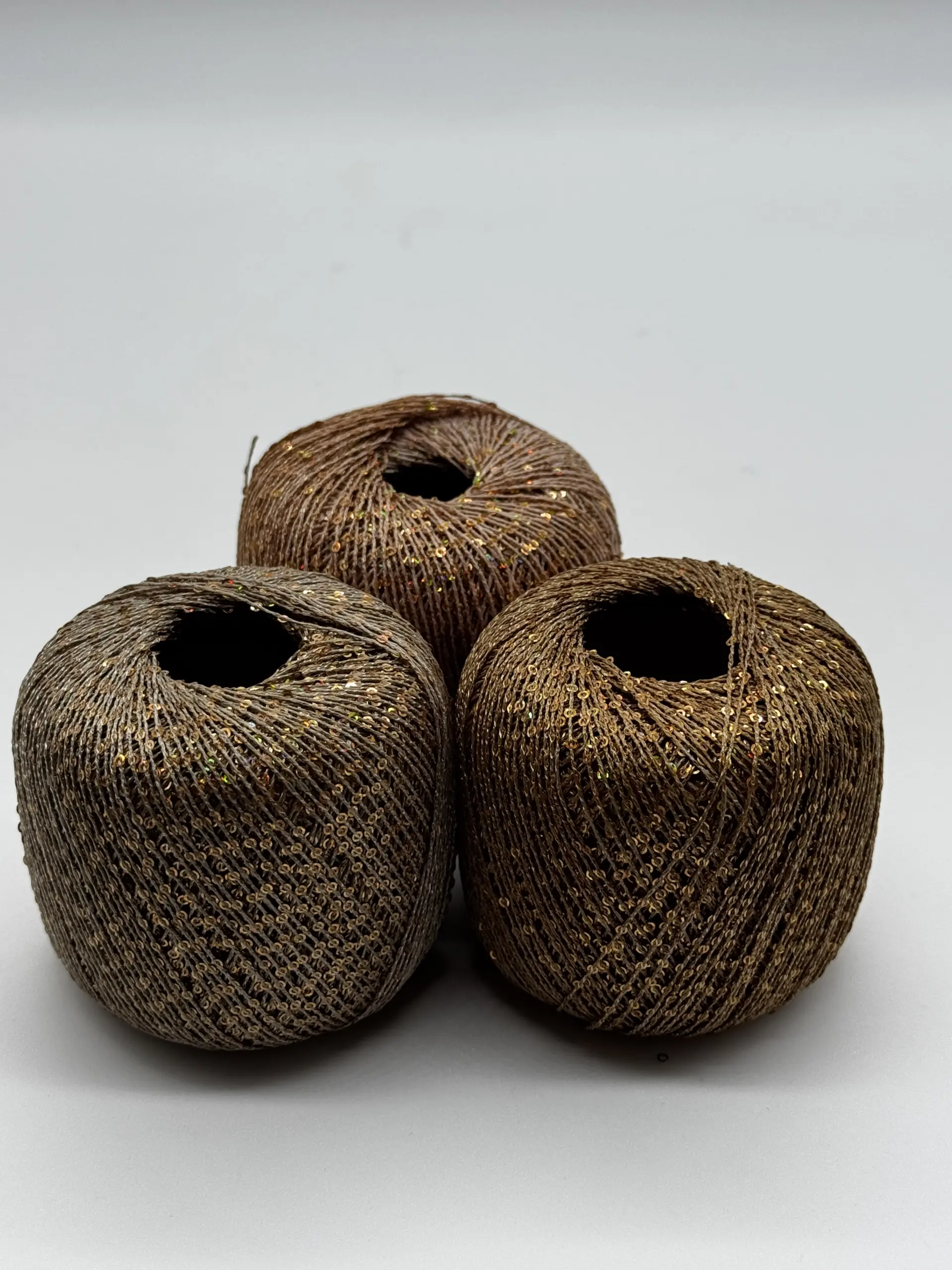 GLAM YARN Kupfer - Hellbraun - Dunkelbraun – Bild 3