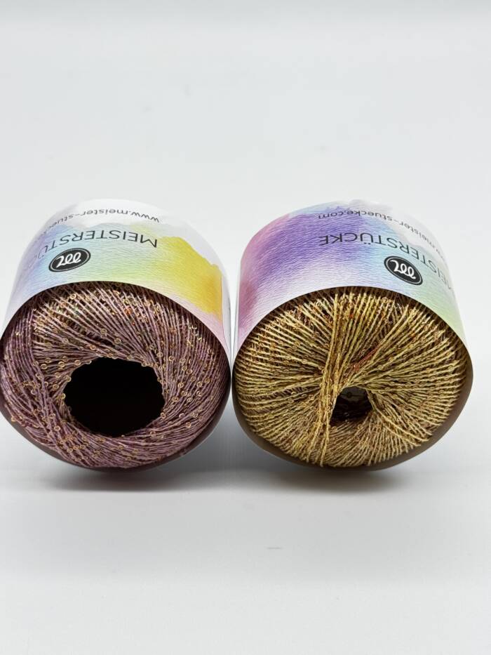 GLAM YARN Gelb - Rosé - Dunkelrosé - Orange – Bild 2