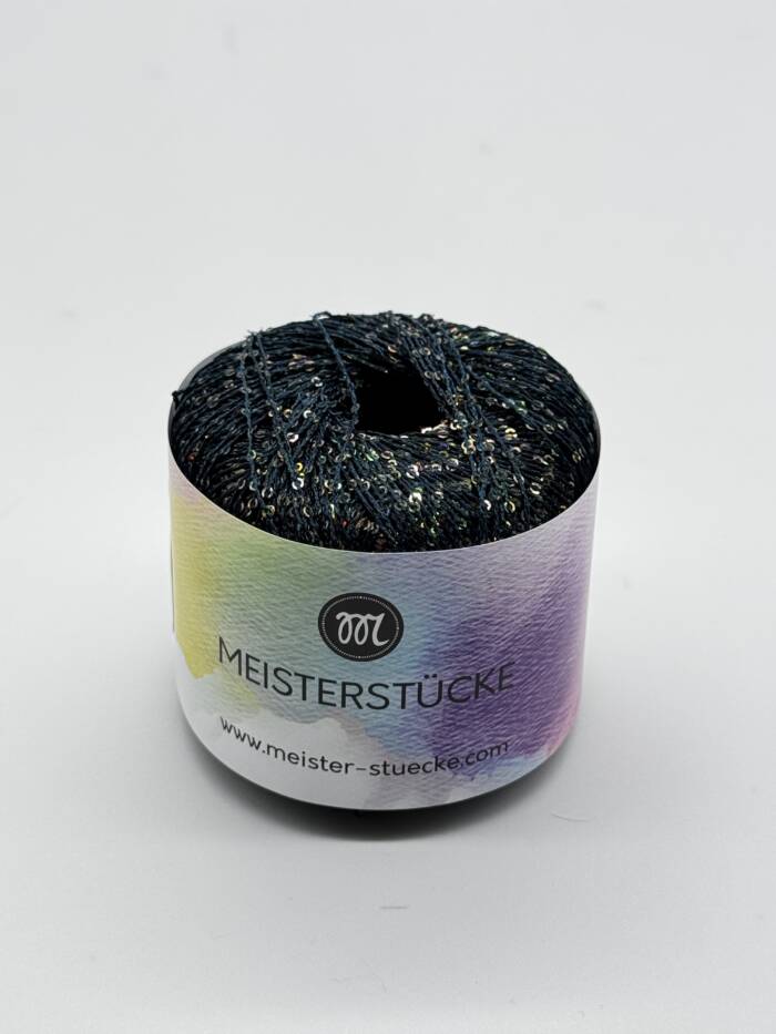 GLAM YARN Braun - Petrol - Lila – Bild 2