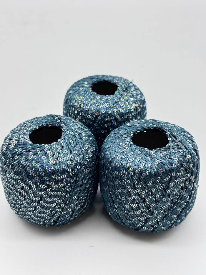 GLAM YARN Pavone Petrol